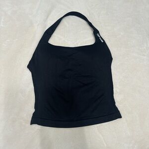 Dfyne Black Halter Top Size Small